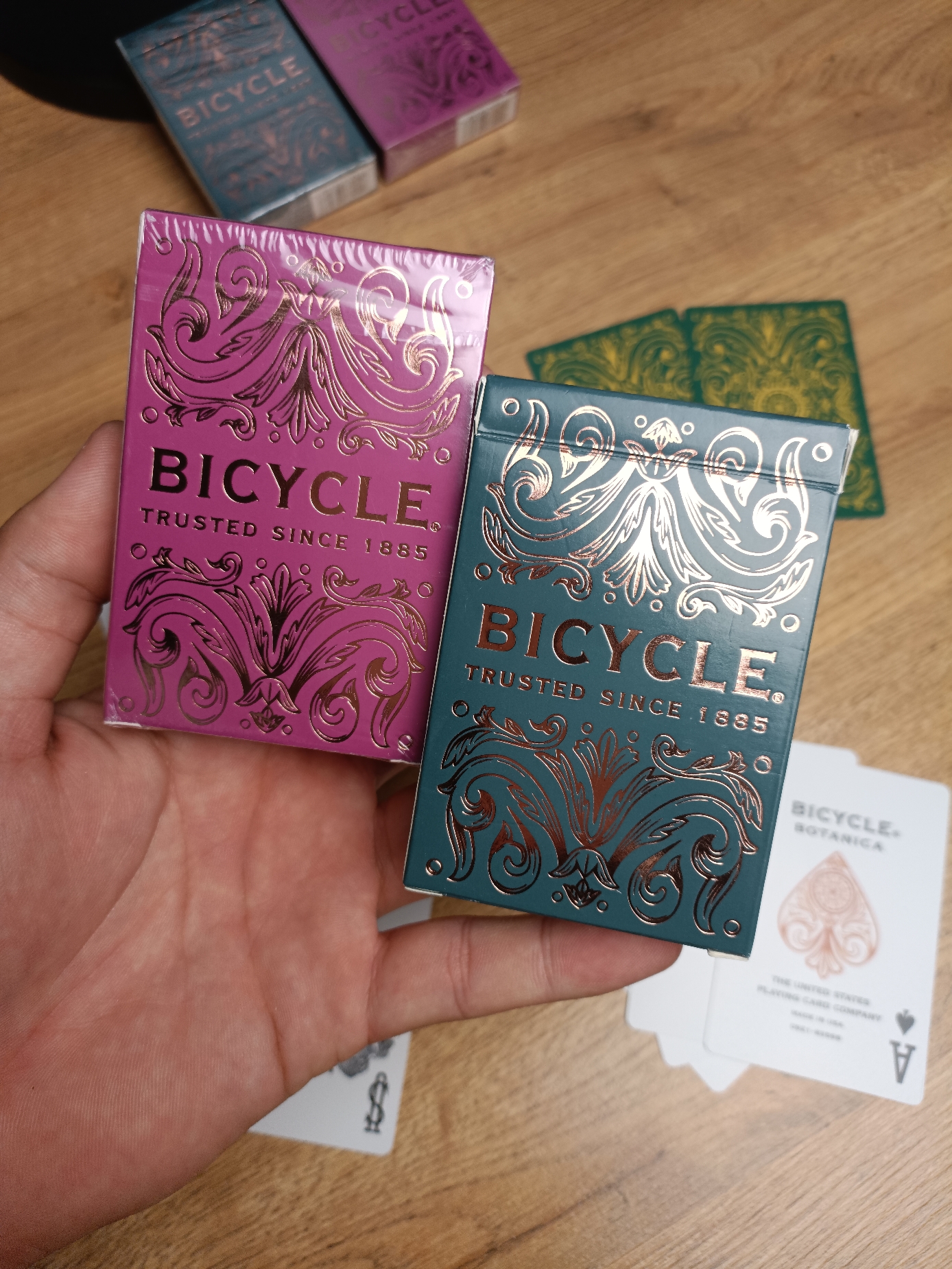 کارت بازی و شعبده بازی مدل بوتانیکا