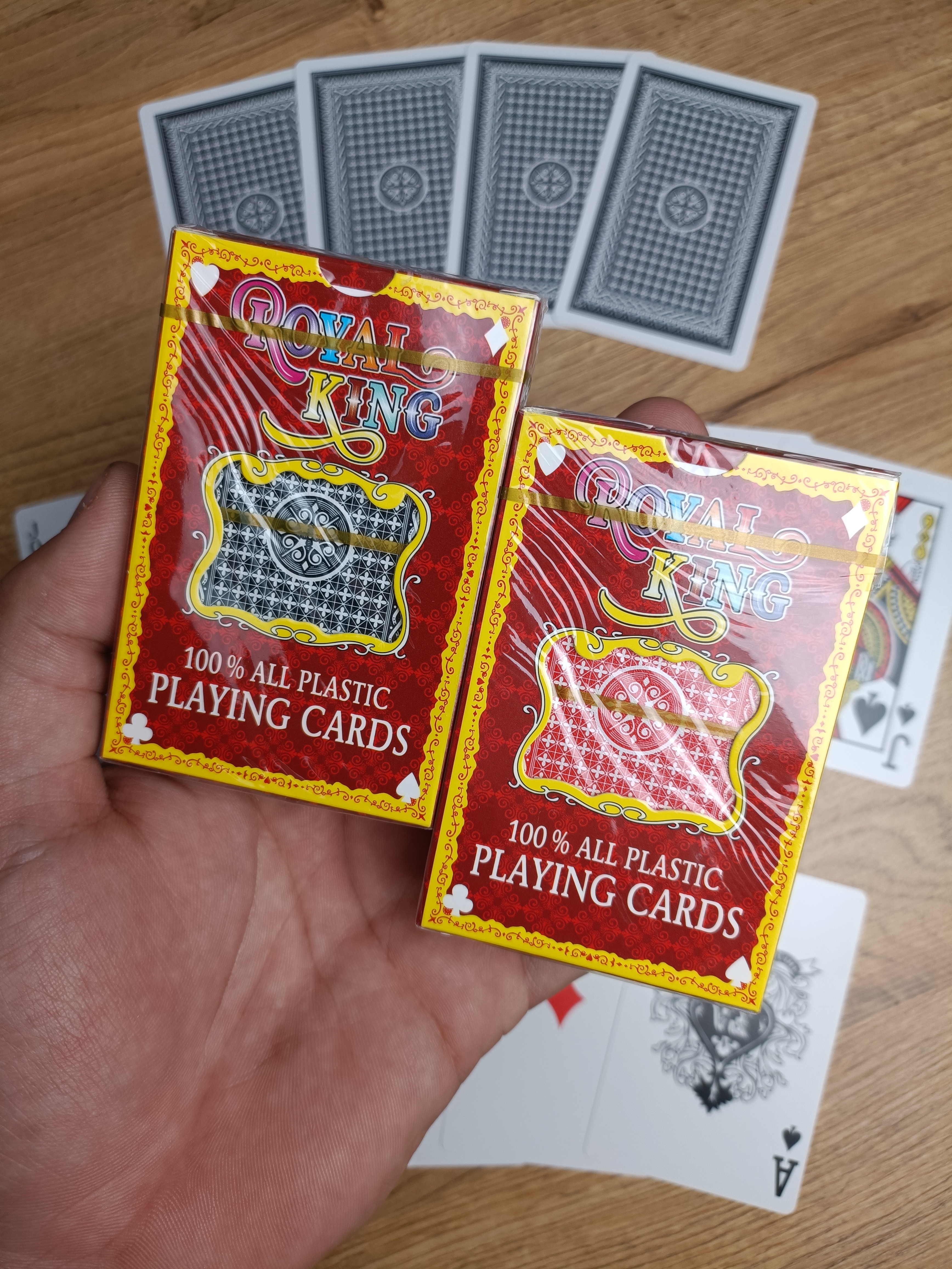 کارت بازی و شعبده بازی مدل رویال کینگ